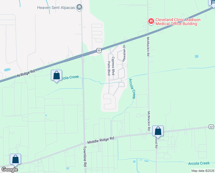 map of restaurants, bars, coffee shops, grocery stores, and more near 48 Oasis Boulevard in Madison