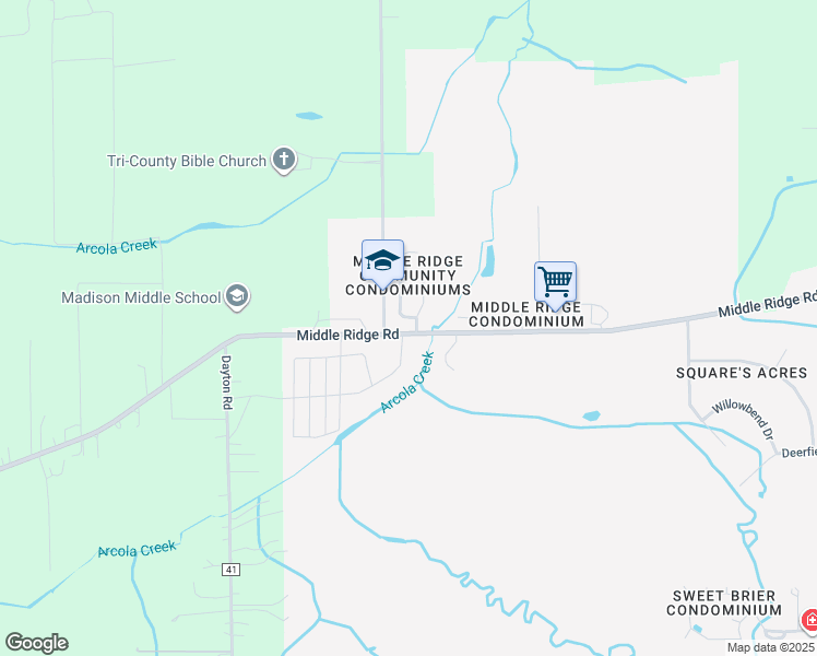 map of restaurants, bars, coffee shops, grocery stores, and more near 3092 Princeton in Madison