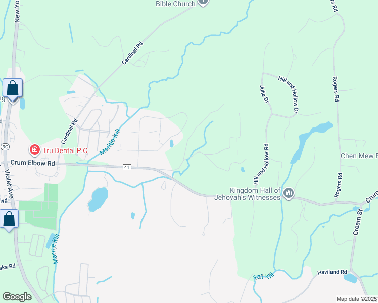 map of restaurants, bars, coffee shops, grocery stores, and more near 120 Horns Park Road North in Hyde Park