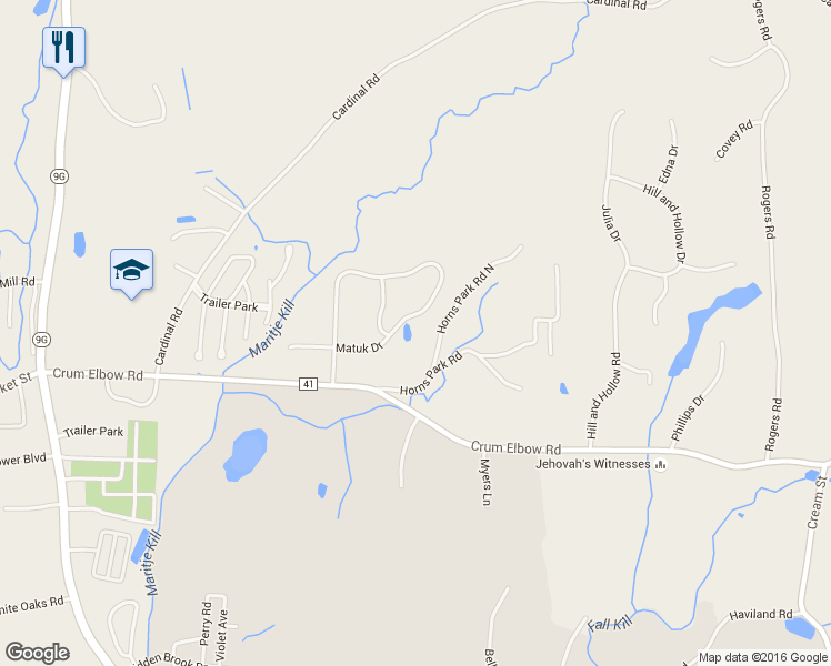 map of restaurants, bars, coffee shops, grocery stores, and more near 39 Matuk Dr in Hyde Park