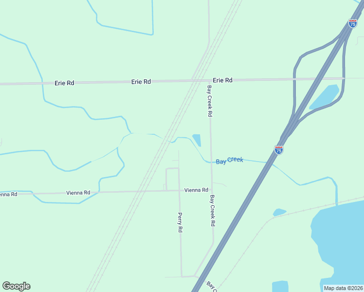 map of restaurants, bars, coffee shops, grocery stores, and more near 9540 Perry Road in Erie