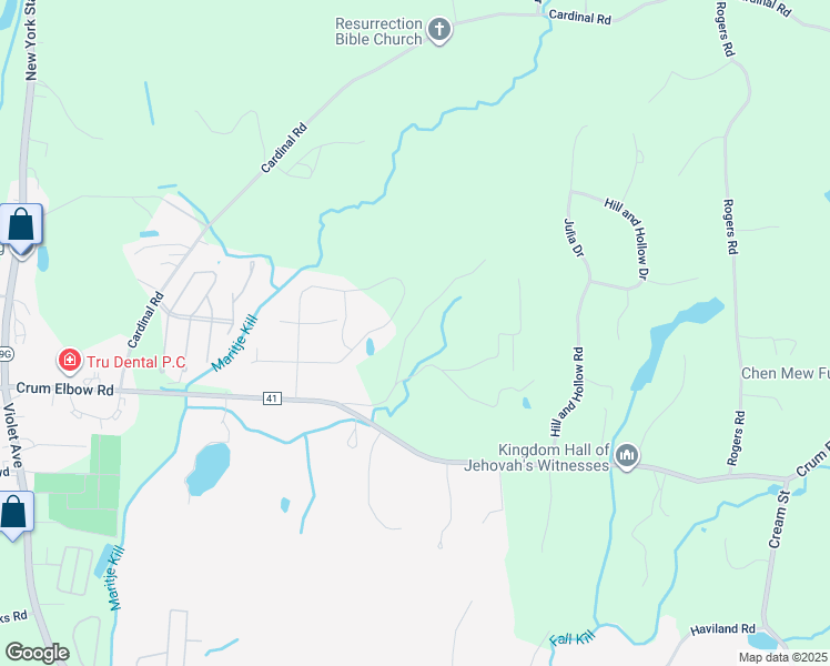 map of restaurants, bars, coffee shops, grocery stores, and more near 120 Horns Park Road North in Hyde Park