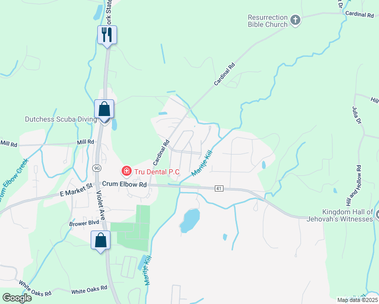 map of restaurants, bars, coffee shops, grocery stores, and more near 14 Thurston Lane in Hyde Park