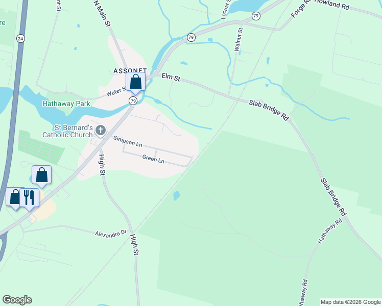 map of restaurants, bars, coffee shops, grocery stores, and more near 7 Nottingham Way in Freetown