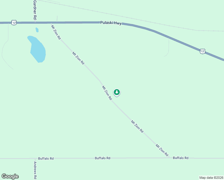 map of restaurants, bars, coffee shops, grocery stores, and more near 18075 Mount Zion Road in Galien