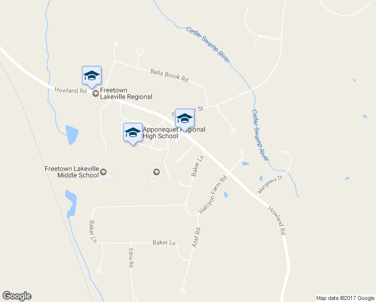 map of restaurants, bars, coffee shops, grocery stores, and more near 5 Tinkham Lane in Lakeville