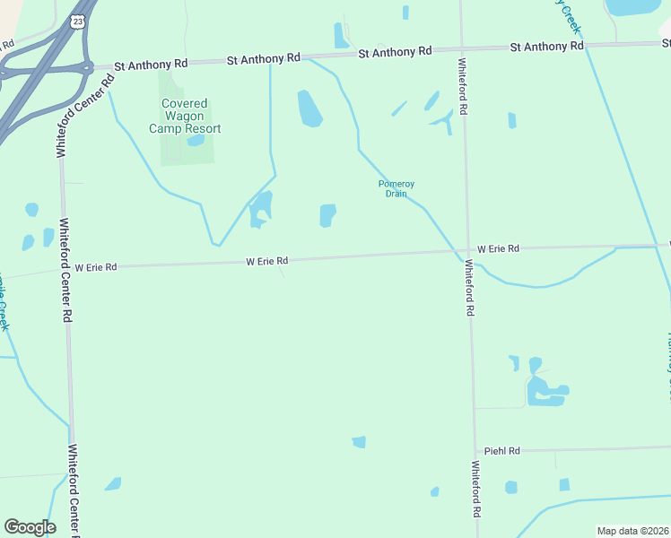 map of restaurants, bars, coffee shops, grocery stores, and more near 5339 Erie Road in Ottawa Lake