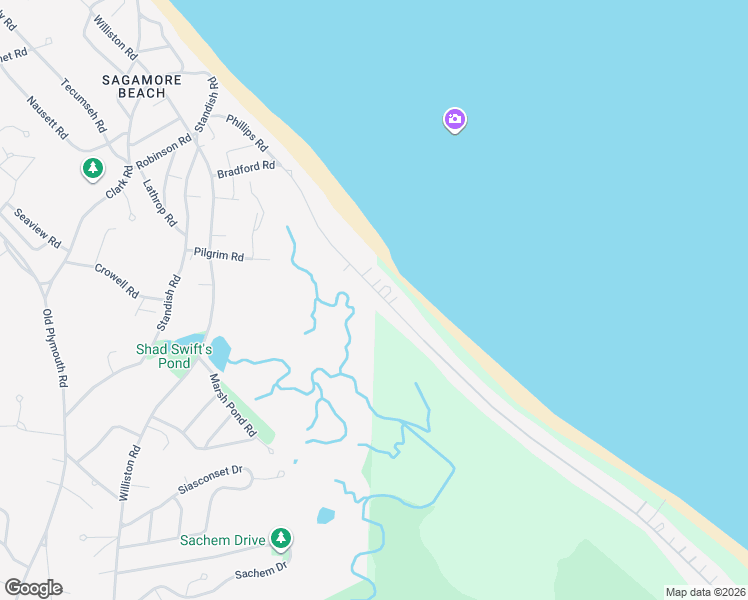 map of restaurants, bars, coffee shops, grocery stores, and more near 201 Phillips Road in Bourne