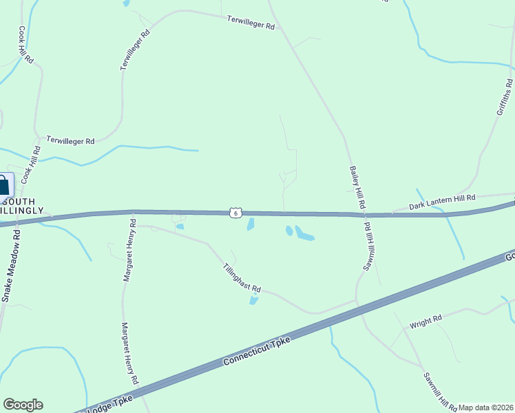 map of restaurants, bars, coffee shops, grocery stores, and more near 866 Providence Pike in Killingly