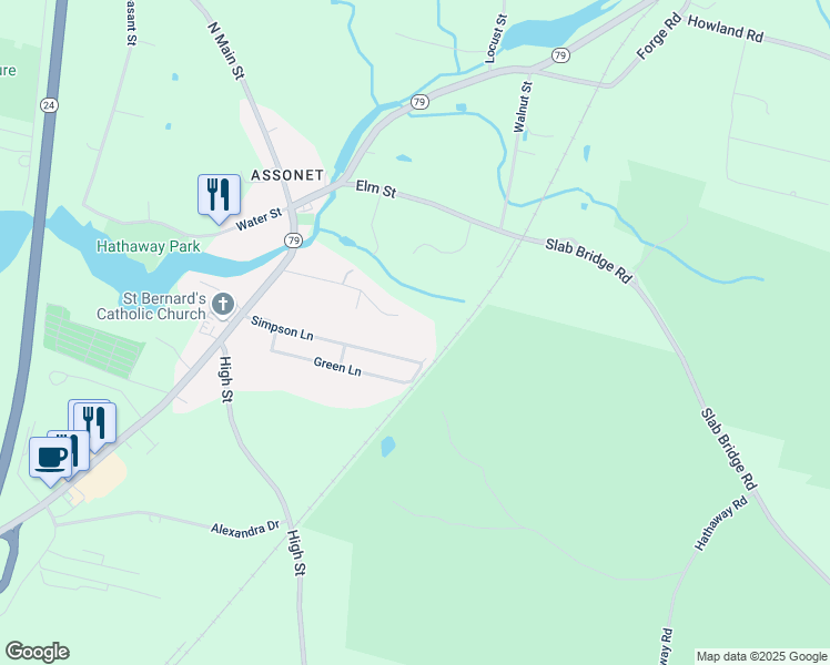 map of restaurants, bars, coffee shops, grocery stores, and more near 7 Nottingham Way in Freetown