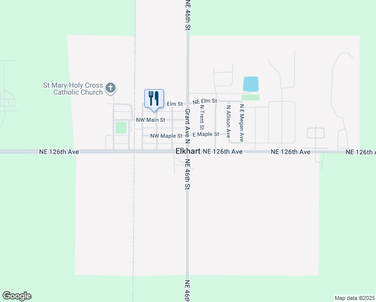 map of restaurants, bars, coffee shops, grocery stores, and more near in Elkhart