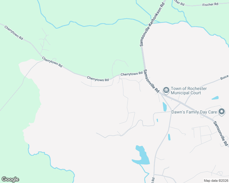 map of restaurants, bars, coffee shops, grocery stores, and more near 61 Cherrytown Road in Kerhonkson