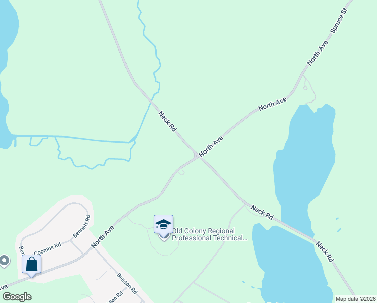 map of restaurants, bars, coffee shops, grocery stores, and more near 671 Neck Road in Rochester