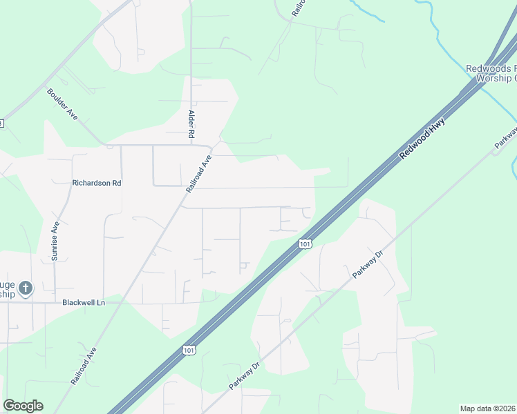 map of restaurants, bars, coffee shops, grocery stores, and more near 251 Fern Lane in Crescent City