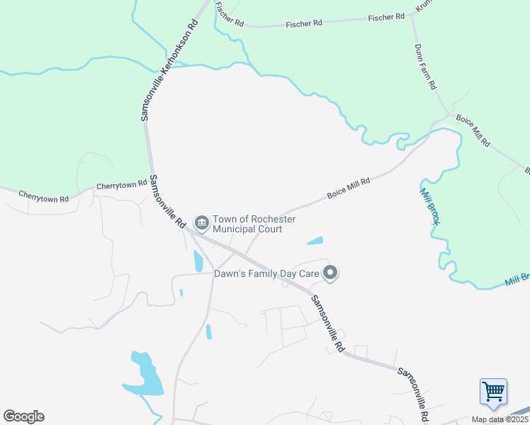 map of restaurants, bars, coffee shops, grocery stores, and more near 310 Boice Mill Road in Kerhonkson