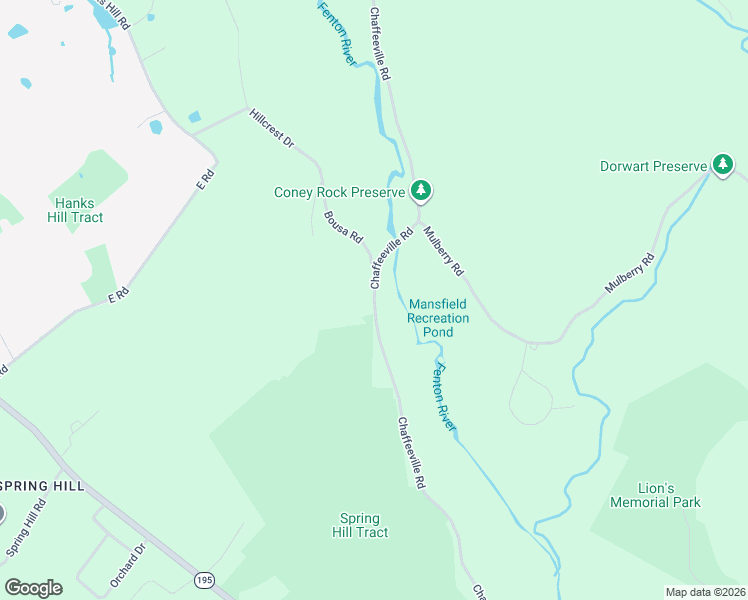 map of restaurants, bars, coffee shops, grocery stores, and more near 159 Chaffeeville Road in Mansfield