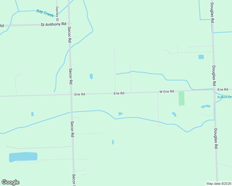 map of restaurants, bars, coffee shops, grocery stores, and more near 3256 West Erie Road in Temperance