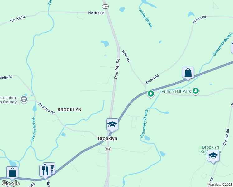 70 Pomfret Road, Brooklyn CT Walk Score