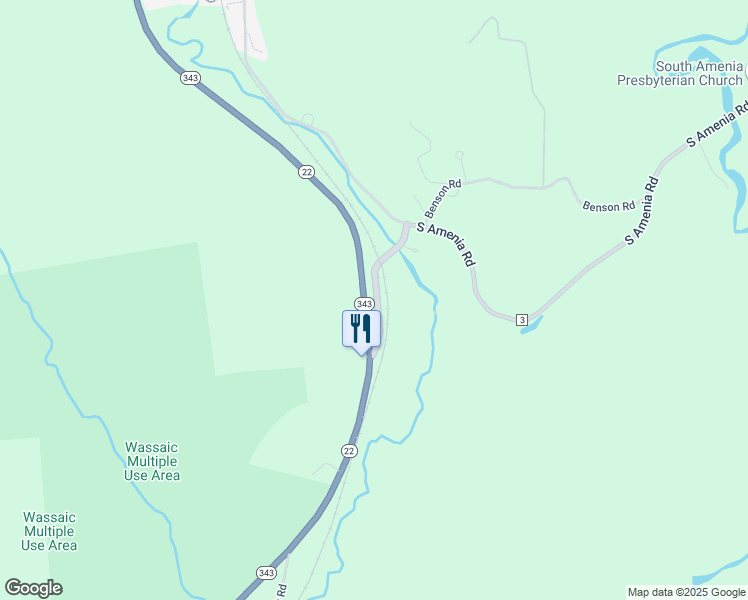 map of restaurants, bars, coffee shops, grocery stores, and more near 27 Old Route 22 in Wassaic