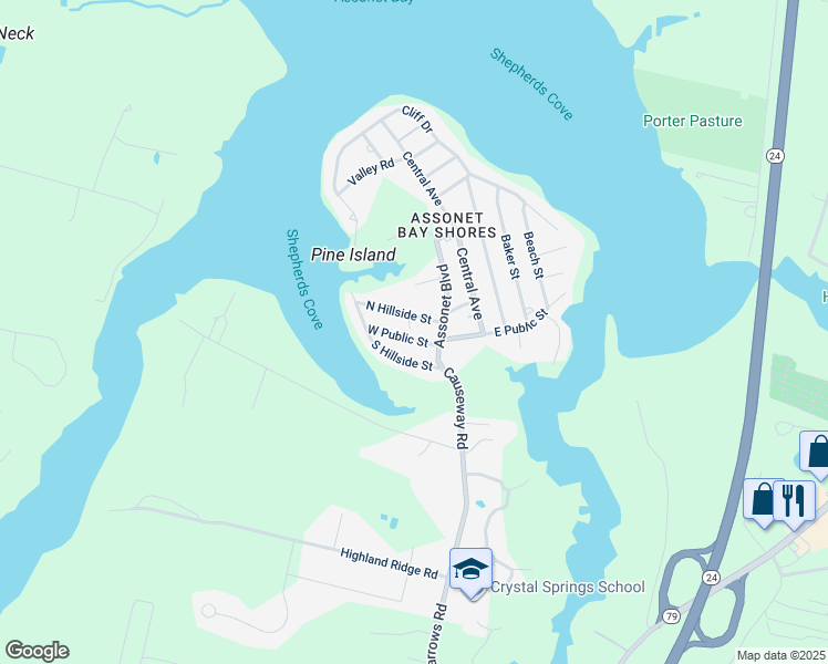 map of restaurants, bars, coffee shops, grocery stores, and more near 3 Glen Street in Freetown