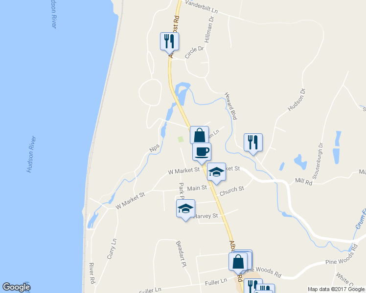 map of restaurants, bars, coffee shops, grocery stores, and more near 13 Doty Ave in Hyde Park