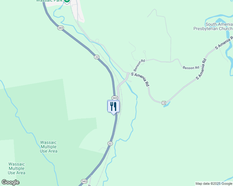 map of restaurants, bars, coffee shops, grocery stores, and more near 27 Old Route 22 in Wassaic