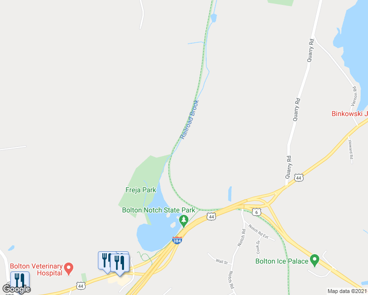 map of restaurants, bars, coffee shops, grocery stores, and more near 520 Boston Turnpike in Bolton