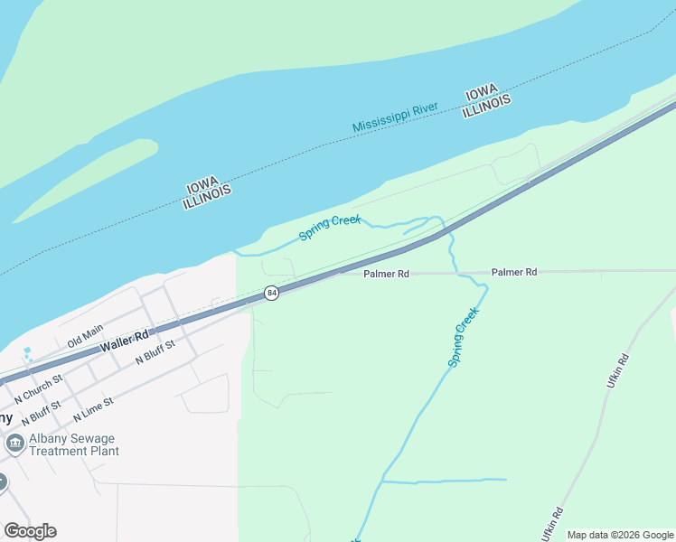 map of restaurants, bars, coffee shops, grocery stores, and more near 2401 Palmer Road in Albany