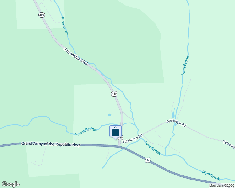 map of restaurants, bars, coffee shops, grocery stores, and more near 1303 South Brookland Road in Ulysses