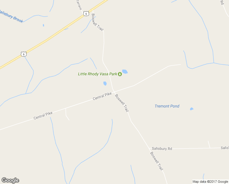 map of restaurants, bars, coffee shops, grocery stores, and more near 140 Central Pike in Foster