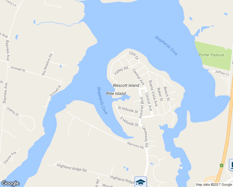map of restaurants, bars, coffee shops, grocery stores, and more near 83 Cliff Drive in Freetown
