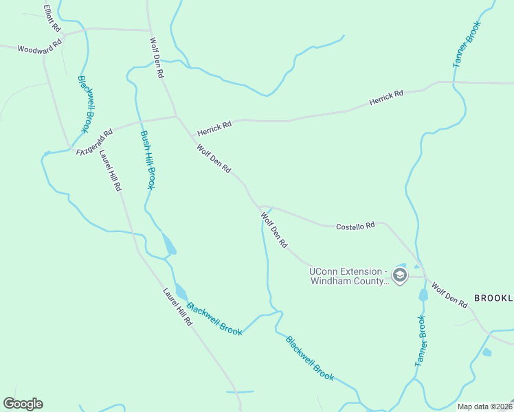 map of restaurants, bars, coffee shops, grocery stores, and more near 263 Wolf Den Road in Brooklyn