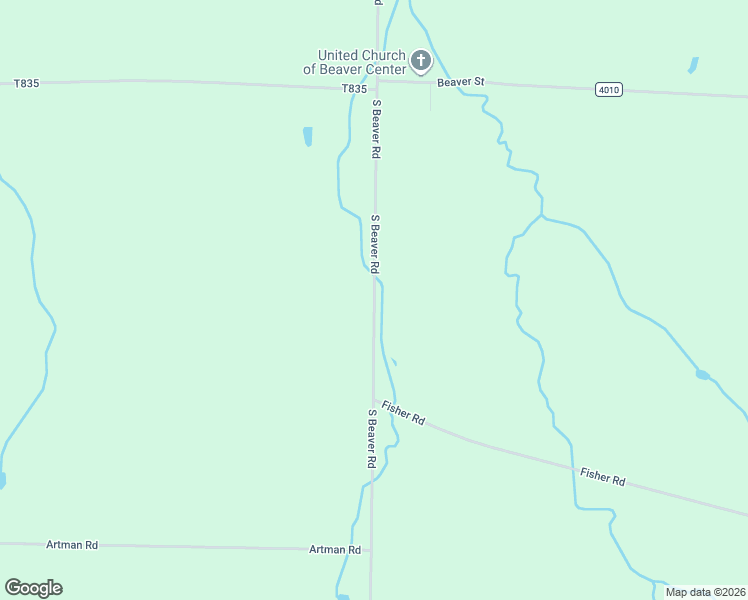 map of restaurants, bars, coffee shops, grocery stores, and more near South Beaver Road in Springboro