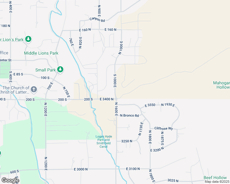 map of restaurants, bars, coffee shops, grocery stores, and more near 36 South 1000 East in Hyde Park