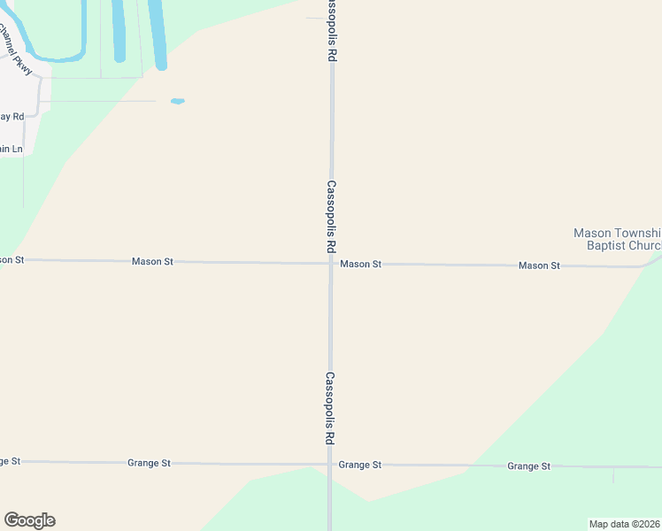 map of restaurants, bars, coffee shops, grocery stores, and more near 69200 Cassopolis Road in Edwardsburg