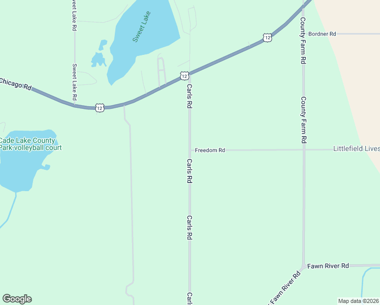 map of restaurants, bars, coffee shops, grocery stores, and more near 69001 Carls Road in Sturgis