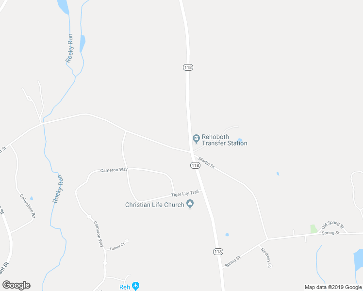 map of restaurants, bars, coffee shops, grocery stores, and more near 192 Plain Street in Rehoboth