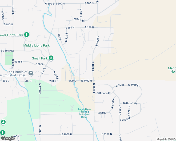 map of restaurants, bars, coffee shops, grocery stores, and more near 118 South 950 East in Hyde Park