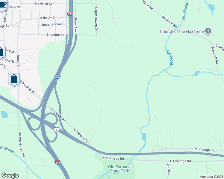 map of restaurants, bars, coffee shops, grocery stores, and more near in Killingly