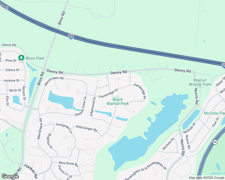 map of restaurants, bars, coffee shops, grocery stores, and more near 925 Black Walnut Drive in Sugar Grove