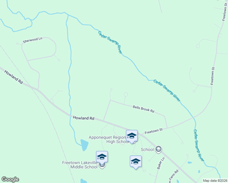 map of restaurants, bars, coffee shops, grocery stores, and more near 8 Sears Island Drive in Lakeville