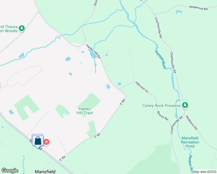 map of restaurants, bars, coffee shops, grocery stores, and more near 312 Hanks Hill Road in Mansfield