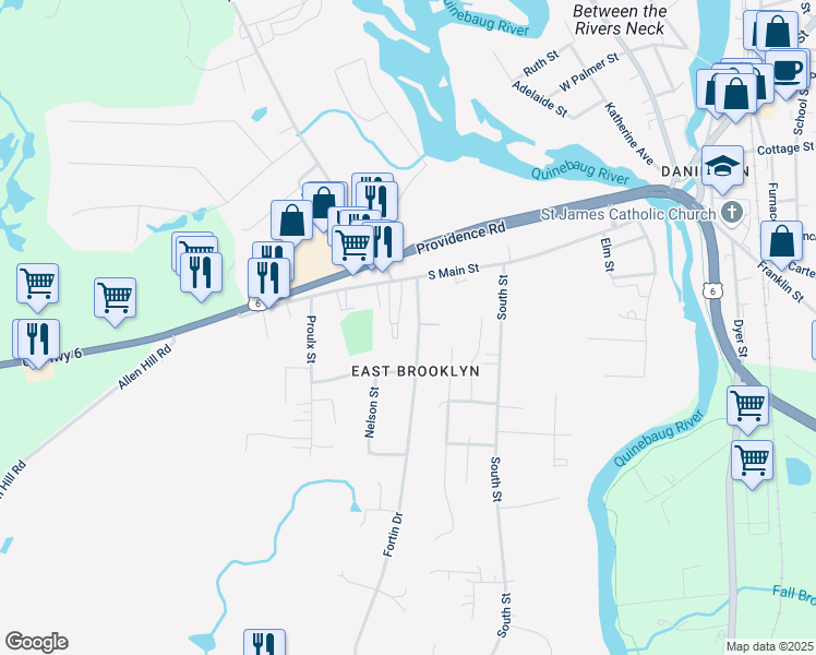 map of restaurants, bars, coffee shops, grocery stores, and more near in Brooklyn