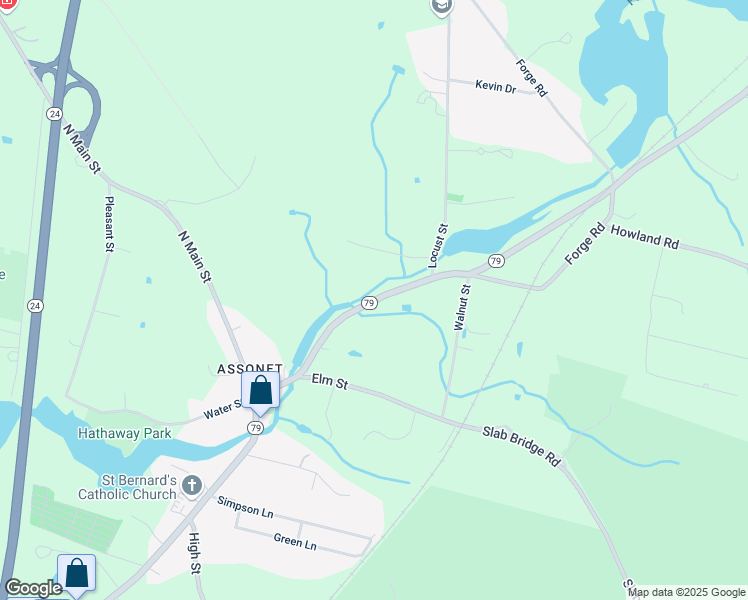 map of restaurants, bars, coffee shops, grocery stores, and more near 18 Mill Street in Freetown