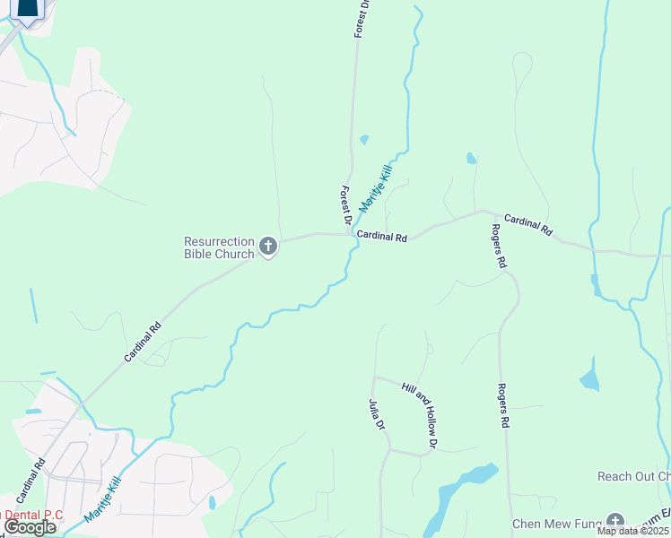 map of restaurants, bars, coffee shops, grocery stores, and more near 120 Cardinal Road in Hyde Park