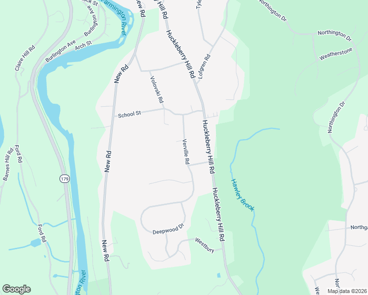 map of restaurants, bars, coffee shops, grocery stores, and more near 30 Verville Road in Avon