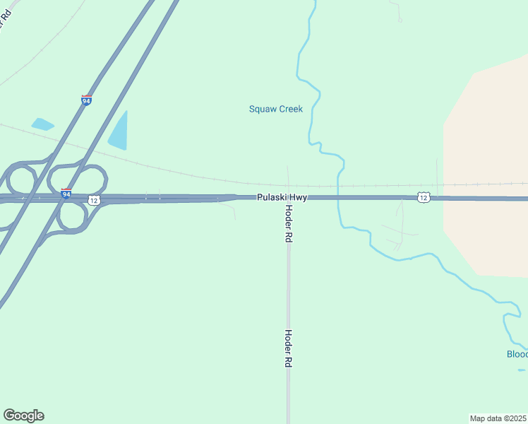 map of restaurants, bars, coffee shops, grocery stores, and more near 9950 U.S. 12 in New Buffalo