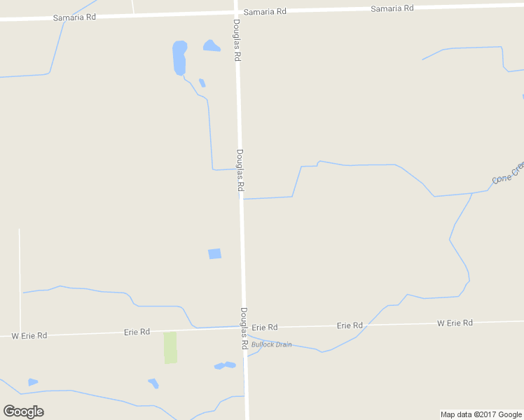 map of restaurants, bars, coffee shops, grocery stores, and more near 10104 Douglas Road in Temperance