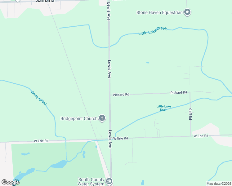 map of restaurants, bars, coffee shops, grocery stores, and more near 718 Pickard Road in Temperance