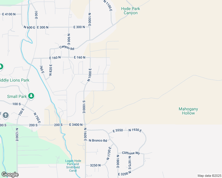 map of restaurants, bars, coffee shops, grocery stores, and more near 1125 East Center Street in Hyde Park